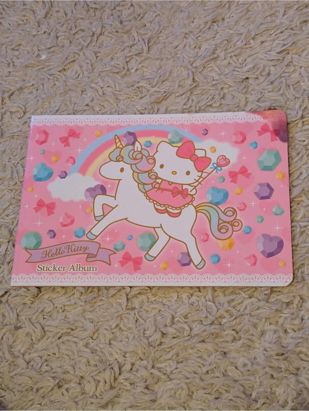 Vintage Sanrio Hello Kitty 49-count Sticker Album & Coloring sheets